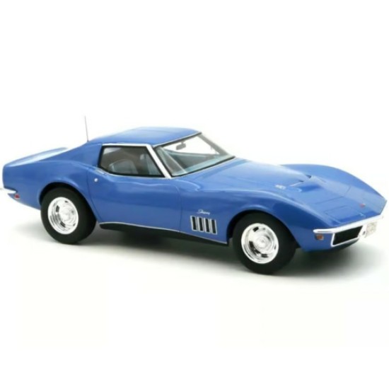 NV189034 - 1/18 1969 CHEVROLET CORVETTE COUPE - LE MANS BLUE NV189034 - 1/18 1969 CHEVROLET CORVETTE COUPE - LE MANS BLUE