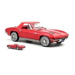 NV189056 - 1/18 CORVETTE STING RAY CABRIOLET 1963 - RIVERSIDE RED