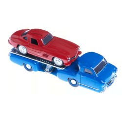 NV311002 - 1/64 MERCEDES-BENZ RENNTRANSPORTER AND 1955 MERCEDES-BENZ SL