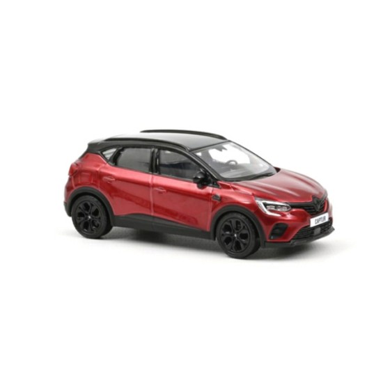 NV517769 - 1/43 RENAULT CAPTUR RIVE GAUCHE 2022 FLAME RED AND BLACK