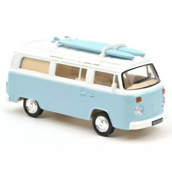NV841108 - 1/43 VW COMBI T2B CAMPER VAN 1973 - PASTEL BLUE NV841108 - 1/43 VW COMBI T2B CAMPER VAN 1973 - PASTEL BLUE