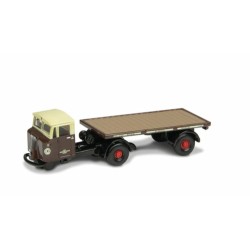 1/120 SCAMMELL MECHANICAL HORSE FLAT TRAILER GWR 120MH003 1/120 SCAMMELL MECHANICAL HORSE FLAT TRAILER GWR 120MH003