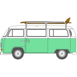 1/120 VW T2 BUS/SURFBOARDS BIRCH GREEN/WHITE 1/120 VW T2 BUS/SURFBOARDS BIRCH GREEN/WHITE