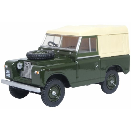 1/43 LAND ROVER SERIES II SWB CANVAS BRONZE GREEN