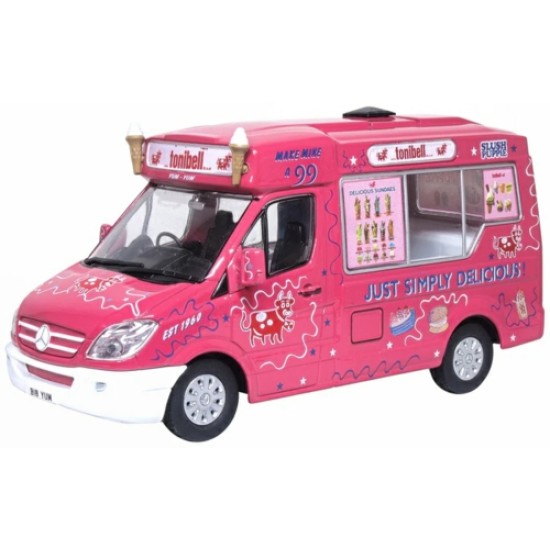 1/43 MERCEDES WHITBY MONDIAL ICE CREAM VAN TONIBELL 43WM009