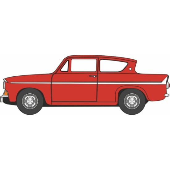 1/76 FORD ANGLIA MONACO RED 1/76 FORD ANGLIA MONACO RED