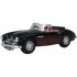 1/76 AUSTIN HEALEY 3000 BLACK/BURGUNDY 76AH3006