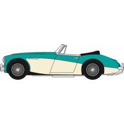 1/76 AUSTIN HEALEY 3000 FLORIDA GREEN/IVORY WHITE 1/76 AUSTIN HEALEY 3000 FLORIDA GREEN/IVORY WHITE