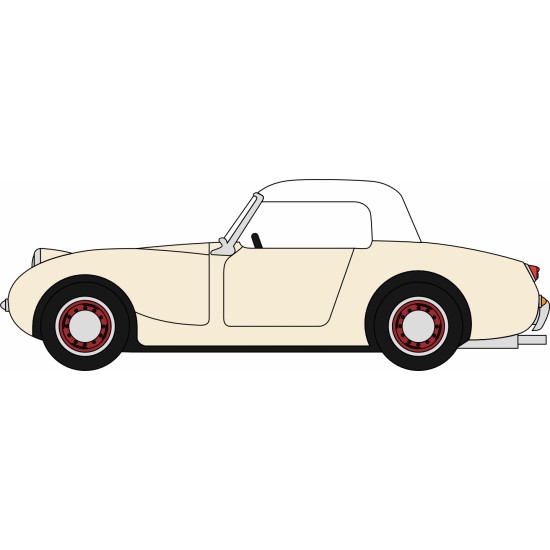 1/76 AUSTIN HEALEY FROGEYE SPRITE OLD ENGLISH WHITE 1/76 AUSTIN HEALEY FROGEYE SPRITE OLD ENGLISH WHITE