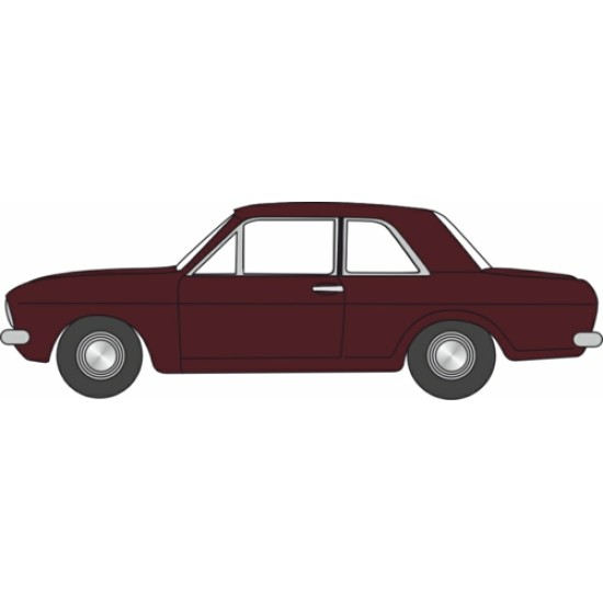 1/76 FORD CORTINA MKII BLACK CHERRY