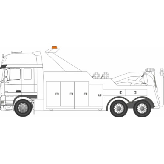 1/76 WHITE DAF RECOVERY TRUCK 1/76 WHITE DAF RECOVERY TRUCK