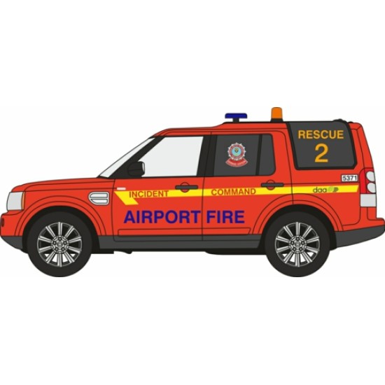 1/76 LAND ROVER DISCOVERY 4 DUBLIN AIRPORT FIRE SERVICE