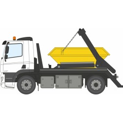 1/76 DAF SKIP LORRY WHITE 1/76 DAF SKIP LORRY WHITE