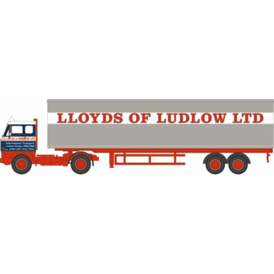 1/76 VOLVO F88 40FT BOX TRAILER LLOYDS OF LUDLOW 1/76 VOLVO F88 40FT BOX TRAILER LLOYDS OF LUDLOW