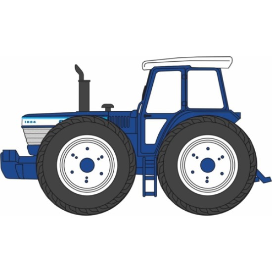 1/76 BLUE FORD COUNTY TRACTOR