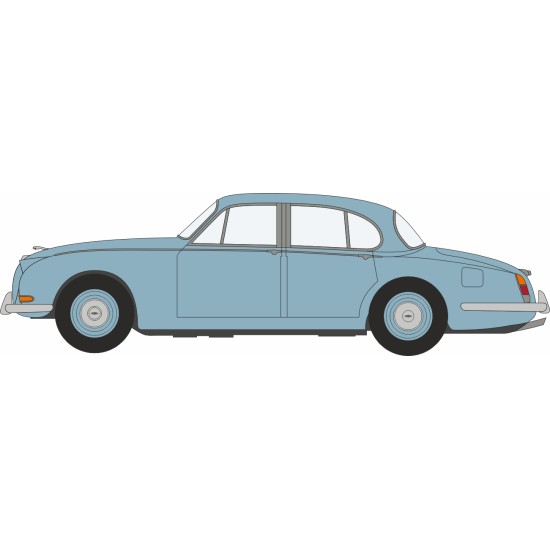 1/76 JAGUAR S TYPE OPALESCENT SILVER BLUE
