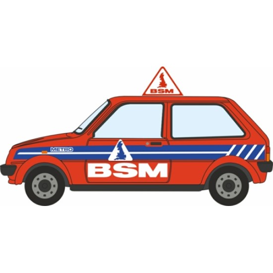 1/76 AUSTIN MINI METRO BRITISH SCHOOL OF MOTORING (BSM)