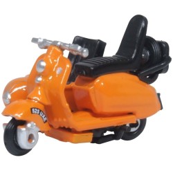 1/76 SCOOTER AND SIDECAR ORANGE 76SC003 1/76 SCOOTER AND SIDECAR ORANGE 76SC003
