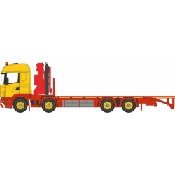 1/76 SCANIA CRANE LORRY YELLOW