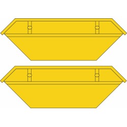 1/76 SKIP YELLOW 2 PACK