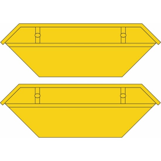 1/76 SKIP YELLOW 2 PACK 1/76 SKIP YELLOW 2 PACK