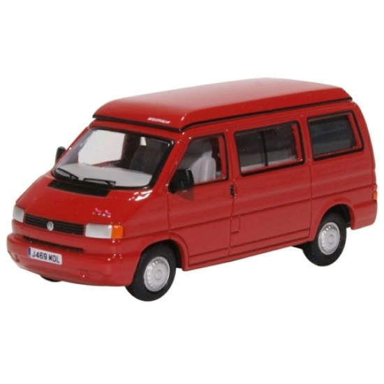 1/76 VW T4 WESTFALIA CAMPER PAPRIKA RED 76T4001