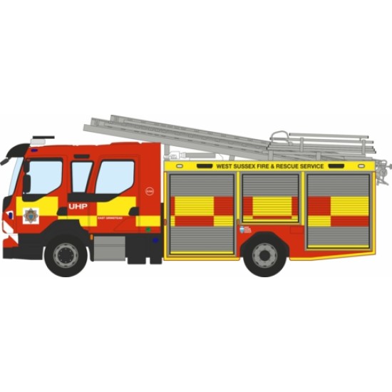 1/76 VOLVO FL EMERGENCY ONE PUMP LADDER WEST SUSSEX FIRE AND RESCUE