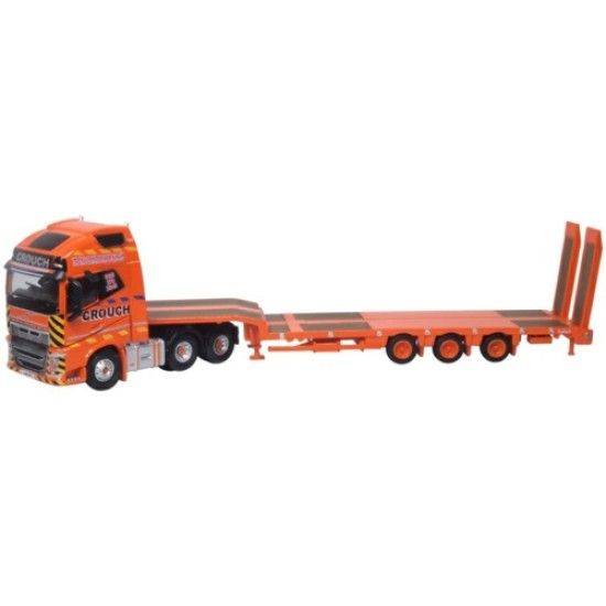 1/76 VOLVO FH4 GXL SEMI LOW LOADER CROUCH RECOVERY