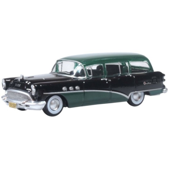 1/87 BAFFIN GREEN/CARLSBAD BLACK BUICK CENTURY ESTATE WAGON 1954