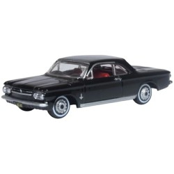 1/87 CHEVROLET CORVAIR COUPE 1963 TUXEDO BLACK 87CH63004