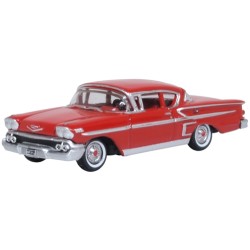 1/87 1958 CHEVROLET IMPALA SPORTS COUPE RIO RED 87CIS58003 1/87 1958 CHEVROLET IMPALA SPORTS COUPE RIO RED 87CIS58003