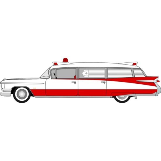 1/87 1959 CADILLAC MILLER-METEOR AMBULANCE