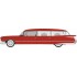 1/87 1959 CADILLAC MILLER-METEOR FUTURA LIMOUSINE SEMINOLE RED