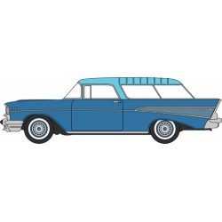 1/87 1957 CHEVROLET NOMAD LARKSPUR BLUE/HARBOR BLUE