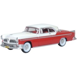1/87 1955 CHRYSLER NEW YORKER DELUXE COUPE ST. REGIS TANGO RED/PLATINUM 1/87 1955 CHRYSLER NEW YORKER DELUXE COUPE ST. REGIS TANGO RED/PLATINUM