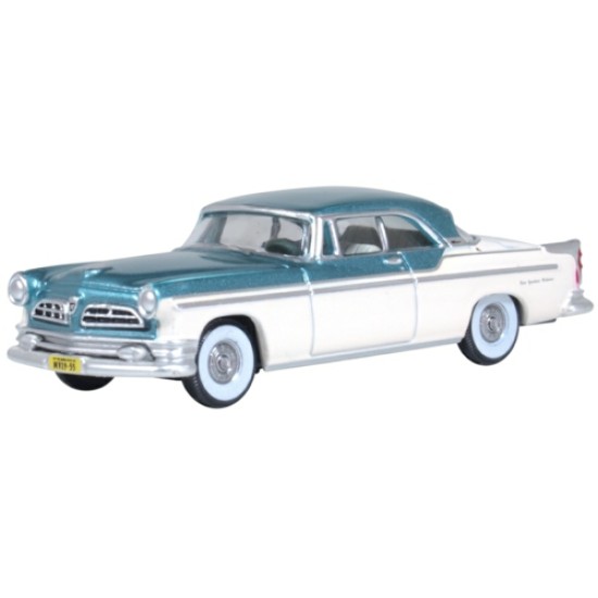 1/87 CHRYSLER NEW YORKER DELUXE COUPE ST. REGIS 1955 JADE GREEN/PLATINUM