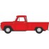 1/87 1965 CHEVROLET STEPSIDE PICK UP RED