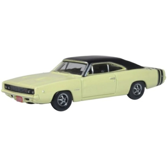 1/87 DODGE CHARGER 1968 YELLOW AND BLACK
