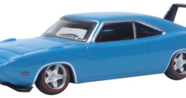 Dodge Charger R/T 1969 Bleu Métal, Hot Wheels 1/18, Collection, Occasion
