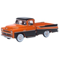 1/87 DODGE D100 SWEPTSIDE PICK UP 1957 OMAHA ORANGE AND JEWEL BLACK 1/87 DODGE D100 SWEPTSIDE PICK UP 1957 OMAHA ORANGE AND JEWEL BLACK