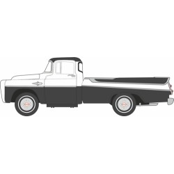 1/87 1957 DODGE D100 SWEPTSIDE PICK UP CHARCOAL METALLIC/GLACIER WHITE