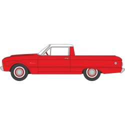 1/87 1960 FORD FALCON RANCHERO MONTE CARLO RED/CORINTHIAN WHITE 1/87 1960 FORD FALCON RANCHERO MONTE CARLO RED/CORINTHIAN WHITE