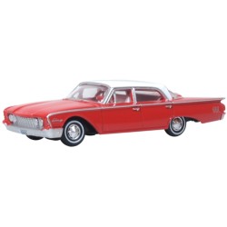 1/87 1960 FORD FAIRLANE SEDAN 500 TOWN MONTE CARLO RED/WHITE 87FF60001 1/87 1960 FORD FAIRLANE SEDAN 500 TOWN MONTE CARLO RED/WHITE 87FF60001