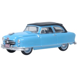 1/87 1950 NASH RAMBLER CUSTOM LANDAU CONVERTIBLE (OPEN) STRATO BLUE 87NR50001 1/87 1950 NASH RAMBLER CUSTOM LANDAU CONVERTIBLE (OPEN) STRATO BLUE 87NR50001