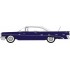 1/87 1959 PONTIAC BONNEVILLE COUPE CONCORDE BLUE METALLIC/WHITE