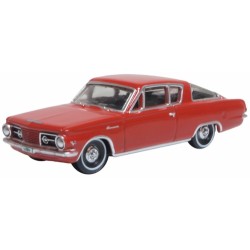 1/87 1965 PLYMOUTH BARRACUDA MEDIUM RED 87PB65002 1/87 1965 PLYMOUTH BARRACUDA MEDIUM RED 87PB65002