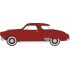 1/87 1950 STUDEBAKER CHAMPION STARLIGHT COUPE COMMANCHE RED