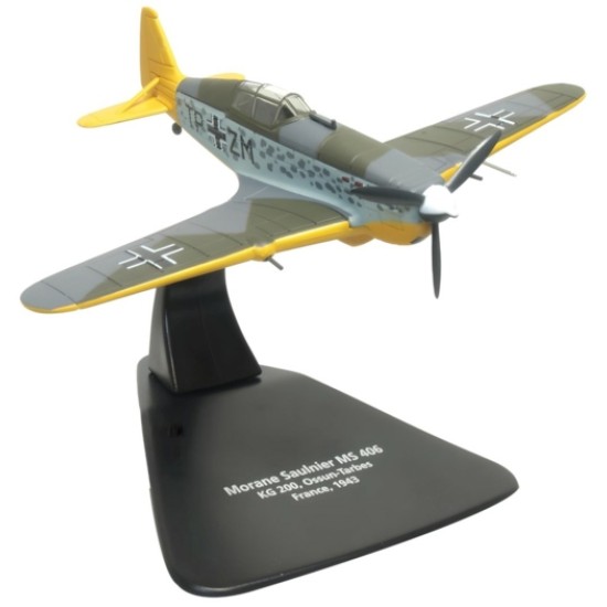 1/72 MORANE SAULNIER 406 KG200 OSSUNTARBES FRANCE 1943 NO SWASTIKA AC116S