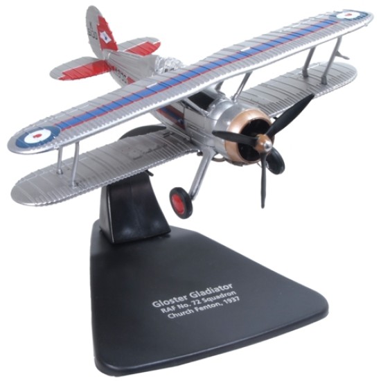 1/72 RAF NO.72 SQN CHURCH FENTON 1937 GLOSTER GLADIATOR AC122