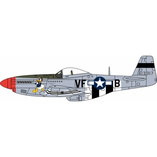 1/72 1944 MUSTANG P51 CAPT.D.R.EMERSON. 336TH FS 4TH FG. 8TH AF. DEBDEN UK